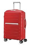 Samsonite Flux - Spinner S, Erweiterbarer Handgepäck, 55 cm, 37/44 L, Rot...