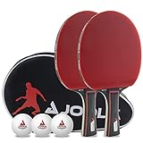 JOOLA Tischtennis Set Duo PRO 2 Tischtennisschläger + 3 Tischtennisbälle...