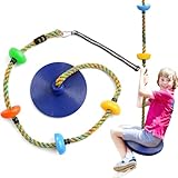 Schaukel Outdoor Kinder Kletterseil Schaukel mit Plattform, für Kinder...