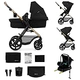 Kinderkraft MOOV2 Kinderwagen 4 in 1 Kinderwagenset bis 26 kg mit...