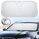 Car Windshield Sun Shade für BMW X4 G02 F98 2018-2023, Aluminium Foil Auto...