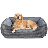 JOEJOY Hundebett Grosse Hunde, Hundebett Waschbar Flauschig Hundekorb,...