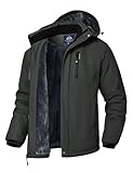Rdruko Skijacke Herren Winterjacke Snowboardjacke Warme Fleece GefüTtert...