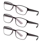 LEXXOO 3er-Pack Lesebrille Lila +3,0 Dioptrien – Günstiges...