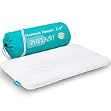 BLISSBURY Dünnes 6,6 cm Bauchschläferkissen aus MemorySchaum Schlankes,...
