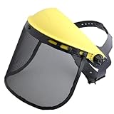 Gesichtsschild, Sicherheitsgesichtsschild mit Mesh Visor für Kettensägen...