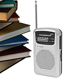 Tragbares AM FM-Radio, batteriebetrieben mit FM-Radio, AM-Radio,...