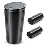 SUPRROW Auto Mülleimer mit Deckel,Automülleimer Klein mit 2 Rollen...