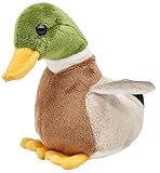Uni-Toys - Ente (ohne Stimme) - 16 cm (Länge) - Plüsch-Vogel -...