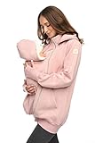 MijaCulture 3in1 Tragejacke Umstandspullover für Tragetuch für Babytrage...