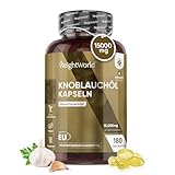 Knoblauch Weichkapseln - 15.000mg (500:1 Extrakt) - 180 vegane Kapseln -...