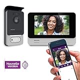 PHILIPS WelcomeEye Connect 2, smarte Video-Türsprechanlage, mit Kamera, 7...