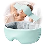 auvstar Schlafmaske für Frauen Männer Weighted Eye Mask Seiden...