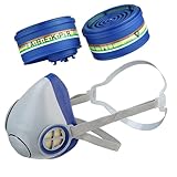 Spasciani Atemschutzmaske Set BartelsRieger DUETTA Halbmaske mit 2x ABEK1P3...