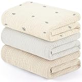 Susurration Musselin-Wickeldecken, 100 x 96 cm, Baby-Wickeltuch für Jungen...