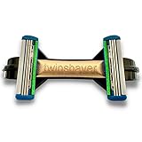 twinshaver Glatzen Rasierer Herren 0mm - Schnittschutz & 80% Zeitersparnis,...
