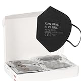 SS-Medical 50 Stück FFP2 Maske Schwarz 5-lagige 99,5% Filterleistung |...
