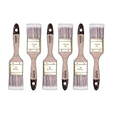 Hardy Working Tools 6 Stk. Flachpinsel-Set 50 mm Serie 45, Synthetik...
