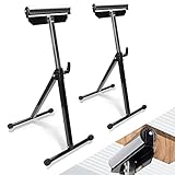 Jiubiaz 2x Rollenbock, Verstellbarer Rollenständer 68-108 cm...