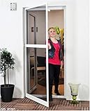 Basis Fliegengitter für Tür als Alubausatz mit Fiberglasgewebe - Profi...