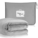 Alleshelfer Reisedecke, Kissen Decke 2 in 1, Reisedecke Flugzeug,...