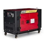 Hahn & Sohn Diesel Stromerzeuger HDE-18000SA3-10000W max. Leistung - AVR,...