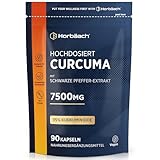 Curcuma Kapseln Hochdosiert 7.500 mg | Kurkuma Extrakt Kapseln mit...