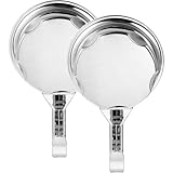 OSALADI 2 Stück Vakuum Saughaken Silber Mehrzweck Saugnapfaufhänger aus...