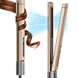 KUSNCA Ionen Glätteisen, 2 IN 1 Haarglätter Locken und Glätten Glatt und...