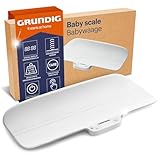 GRUNDIG Babywaage mit Körperlängen Messung - hochpräzise Baby Waage mit...