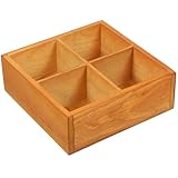 TIDTALEO Fächer Holztablett Aufbewahrungsbox Pflanzgefäß Halterung...
