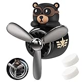 URAQT Auto Diffuser,Cartoon Bär Pilot Auto Lufterfrischer Automotive Air...