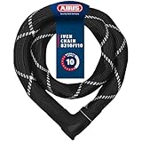 ABUS Kettenschloss Iven Chain 8210 – Fahrradschloss aus gehärtetem Stahl...