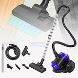 Zyklon Staubsauger Beutellos 1000 Watt Staubsaugerzylinder Leistungsstarker...