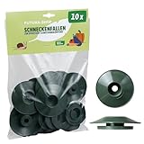 Futura-Shop Schneckenschutz Schneckenfalle 10er Set wetterfest |...