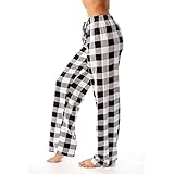 Weihnachten Pyjama Hose Karierte Hose Damen Karierte Hosen Für Frauen...