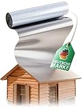 SMABIX® Dachfolie Aluminium 5x1m, selbstklebend mit starkem Bitumenkleber...