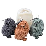 Goldyida 3D Eule Kerzenform Silikon Silikonform Kerzen Silikonform Herbst...