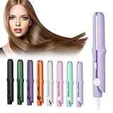 XINYUNXIN Mini Glätteisen Locken und Glätten, 2-in-1 Mini Haarglätter...
