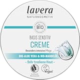 lavera Basis Sensitiv Allzweckcreme - intensive Pflege für trockene Haut -...