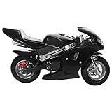 Haibinsuo Mini-Motorrad, 2-Takt, 49 cc, Gasmotorrad, Kindermotorrad mit...