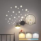 Wandleuchte LED Dimmbar Kinderzimmer Wandlampe Modern Schlafzimmer...