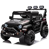 Kinder Elektroauto mit Verbesserter Akku 12V 7AH, Elektrofahrzeuge 3-Gang -...