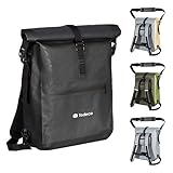 Todeco 3 in1 Fahrradtasche (20L) mit Rucksack-Funktion & Laptoptasche, 101%...