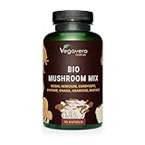 Bio Pilz Komplex | 7 BIO EXTRAKTE: Reishi, Cordyceps, Shiitake, Chaga,...