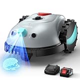 YARDCARE V100 Mähroboter ohne Begrenzungskabel, mit Vision Navigation, 150...