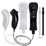 TechKen Wii Controller mit Nunchuck - Fernbedienung und Ersatz-Kontroller...