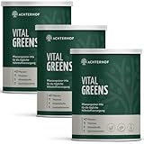 Vital Greens Pulver 3x400g | tägliche Nährstoffunterstützung | mit 40...