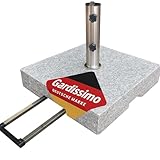 Gardissimo Trolley Granitsockel 70kg mit Rollen Schirmständer für...