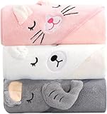 Generisch Weiche Baby Kapuzenhandtücher, Extra Saugfähig, Geburt, 3er...